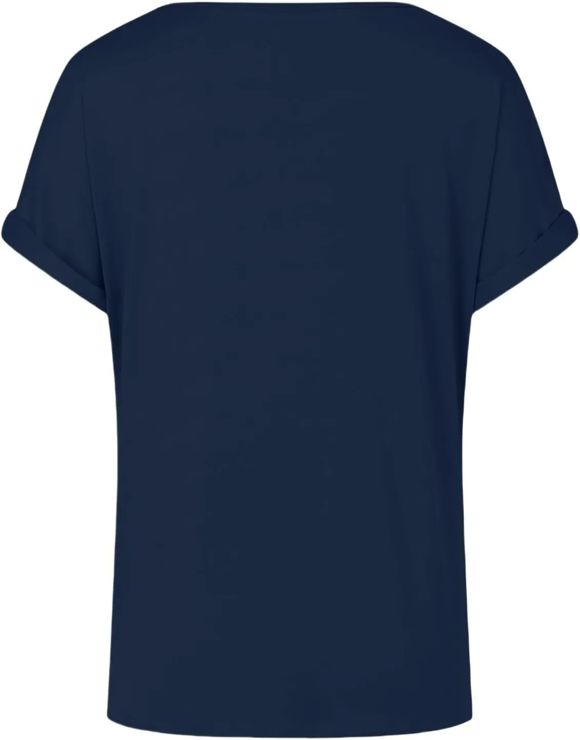 Slim Fit V Neck Solid Color Summer Ice T Shirt Women's Casual Short Sleeve Knot Soft Comfortable Tops