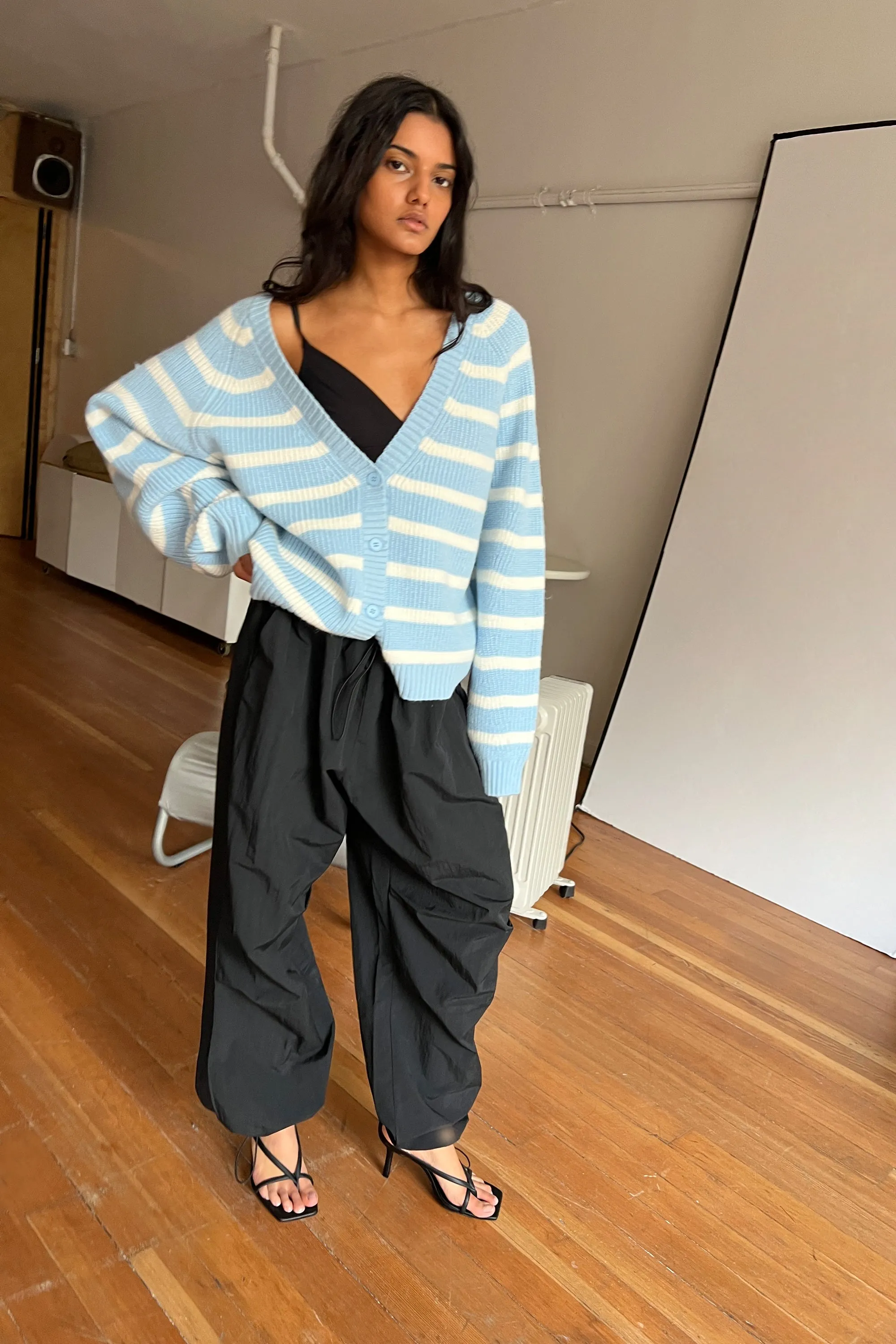 STRIPED CARDIGAN