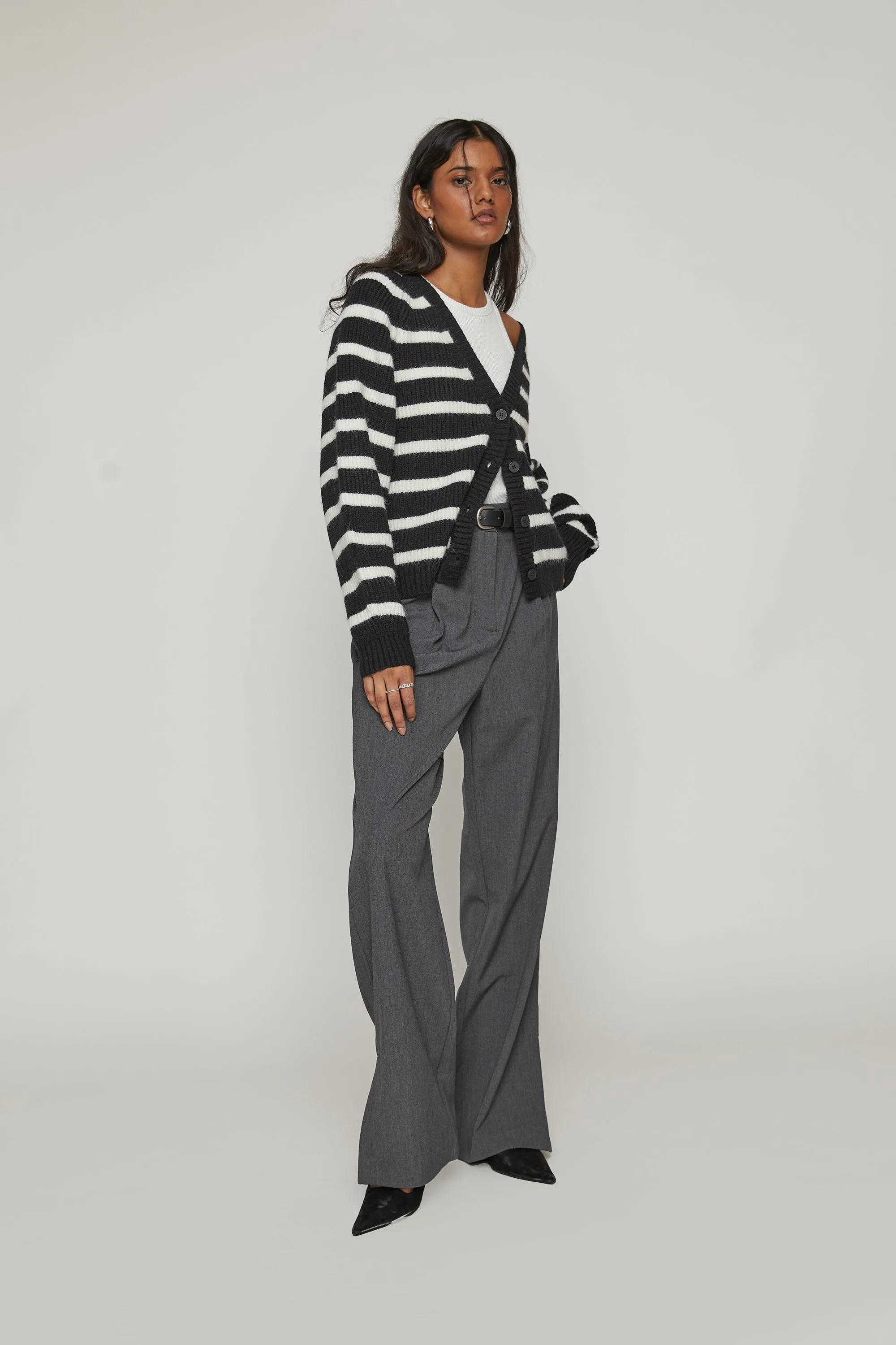 STRIPED CARDIGAN