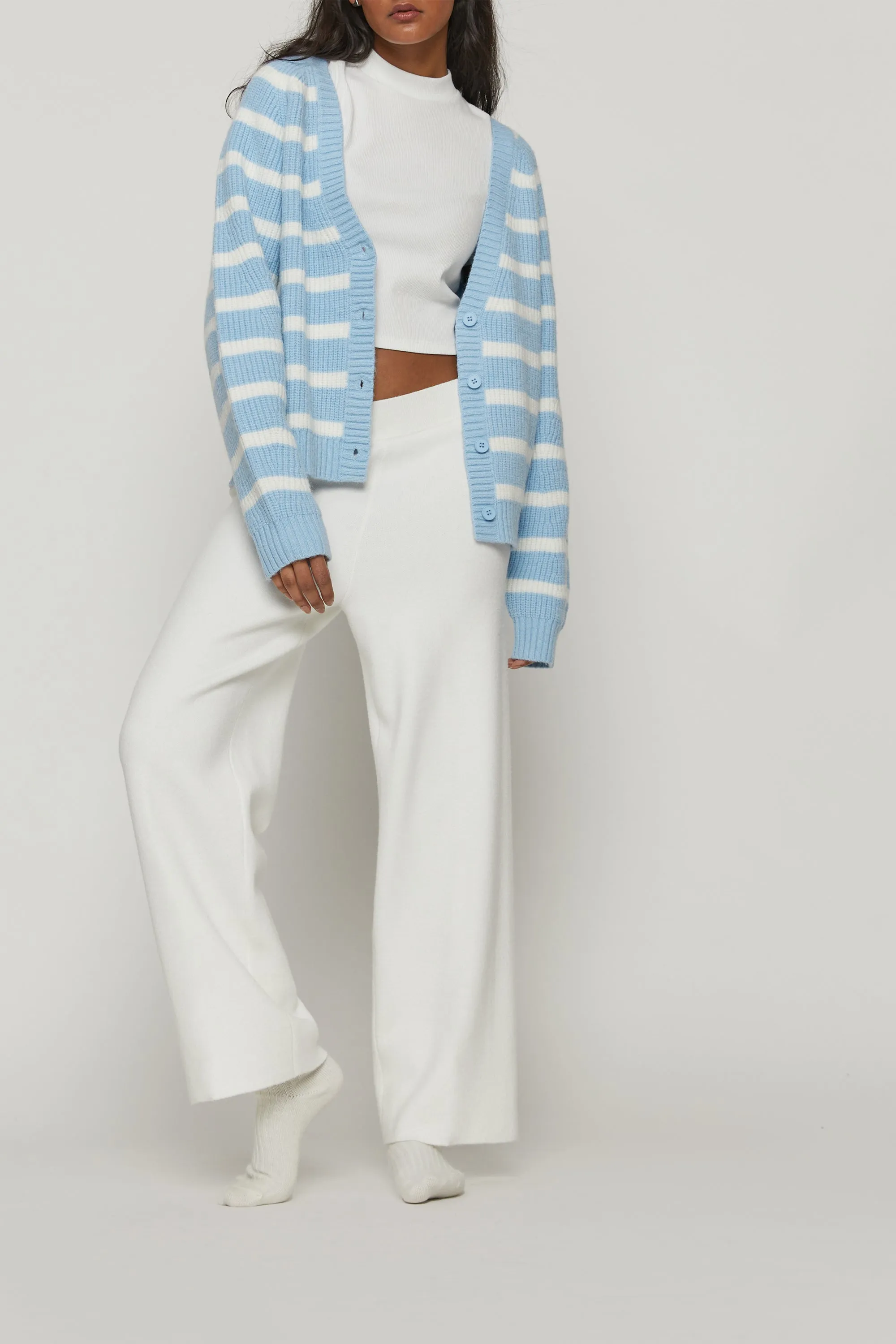STRIPED CARDIGAN