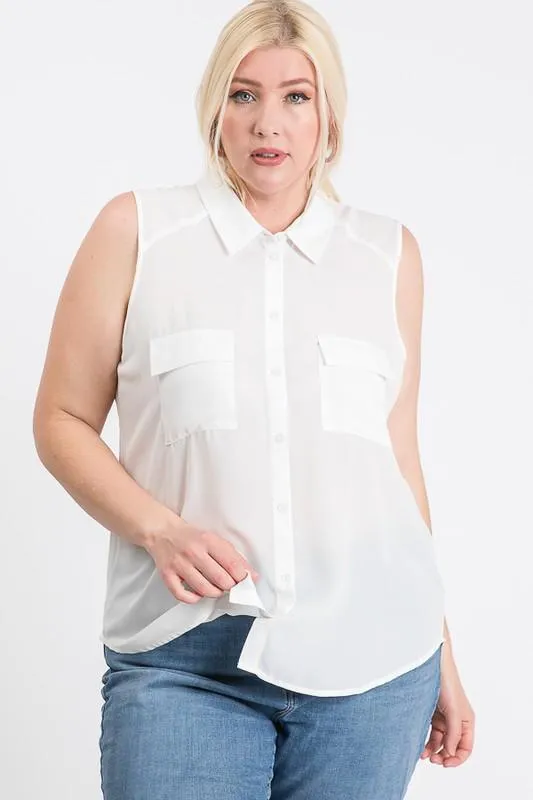 The Not So Classic Buttoned Top
