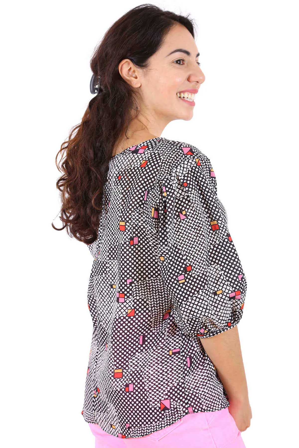 Vera Blouse in Seersucker