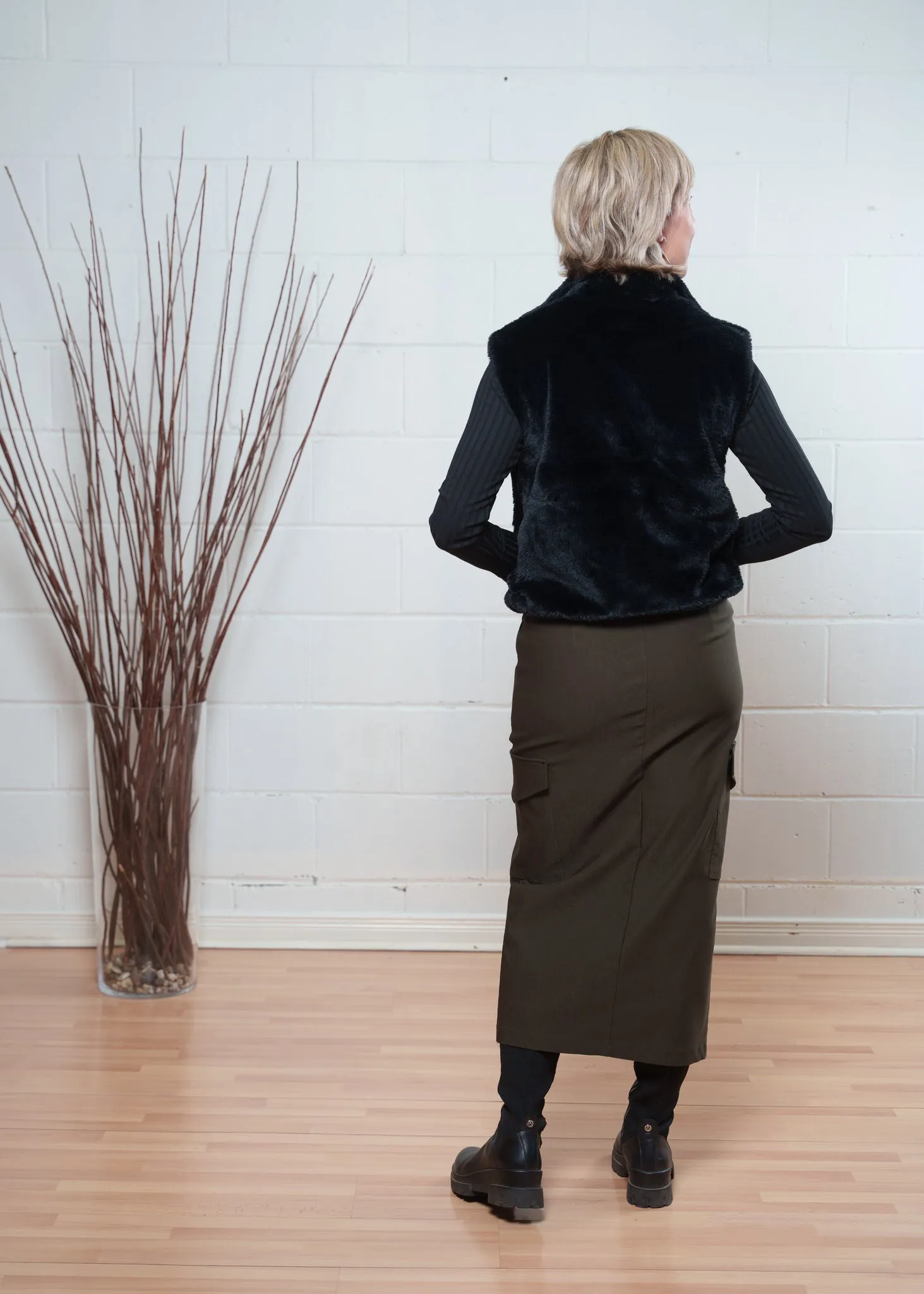 Whynn Cargo skirt - stretch twill