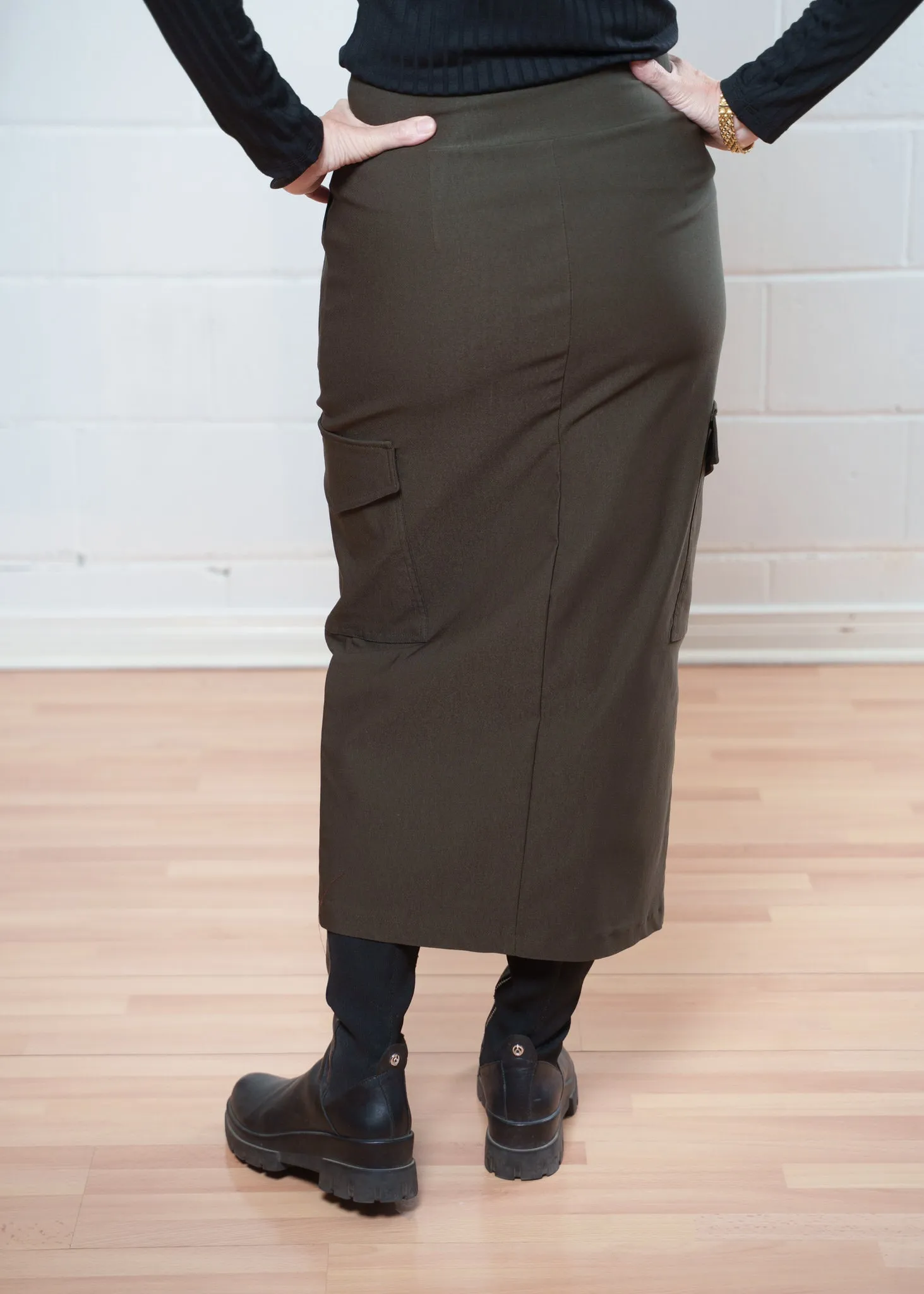 Whynn Cargo skirt - stretch twill