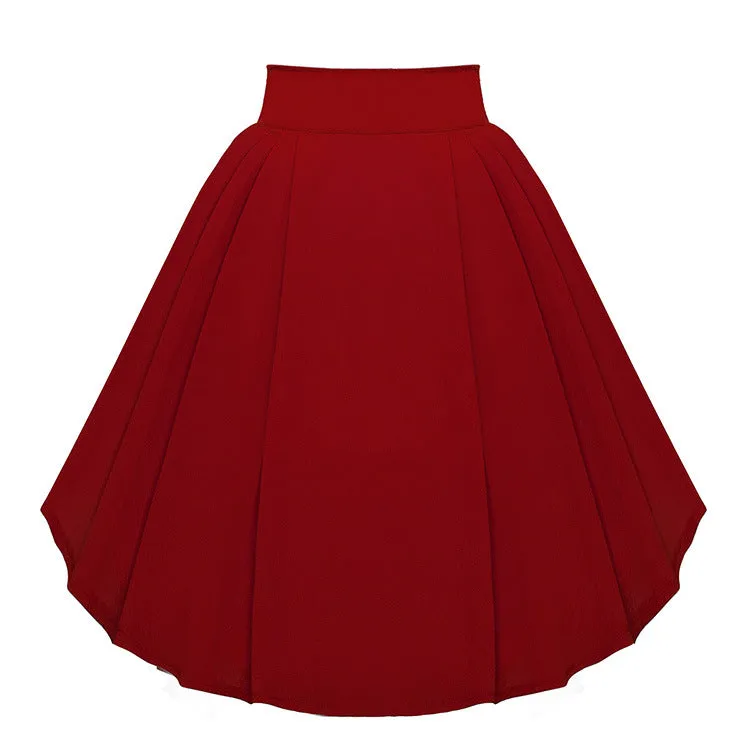 Women Popular Mid-Length Pocket Tutu Skirt