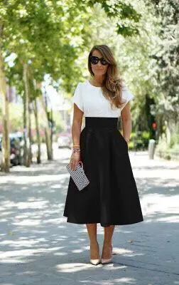 Women Popular Mid-Length Pocket Tutu Skirt