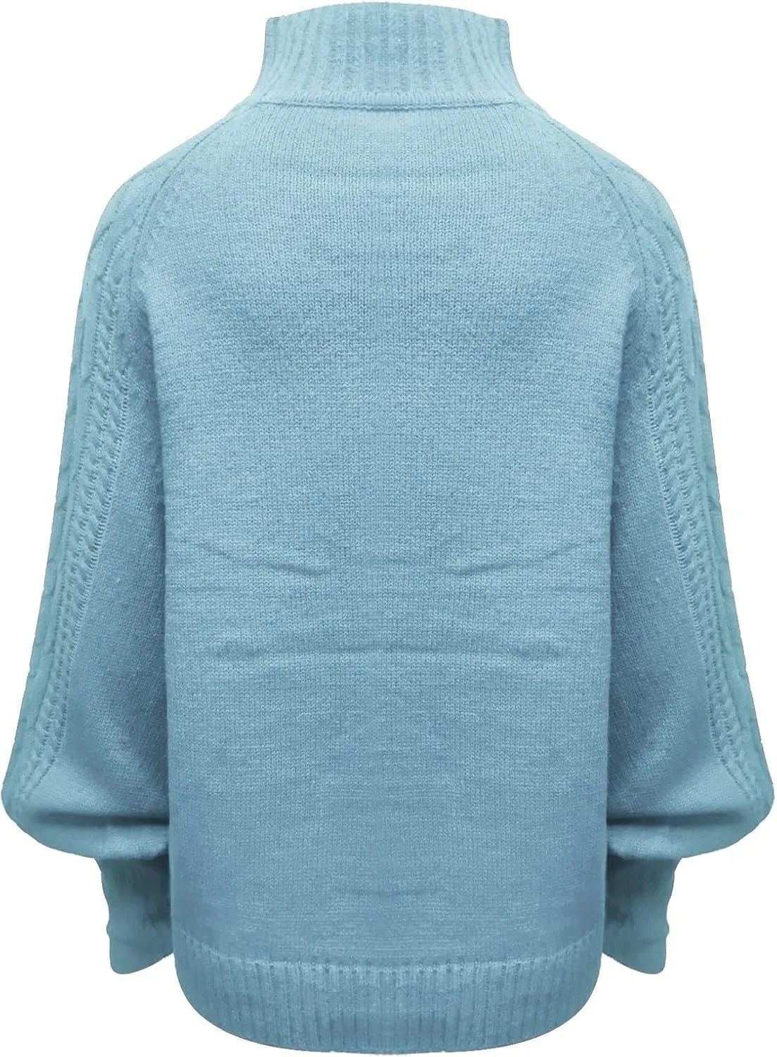 Womens Sweater Ladies Fashionable Comfortable Solid Color Pullover Long Sleeve Top Sweater Dark Sweatshirt