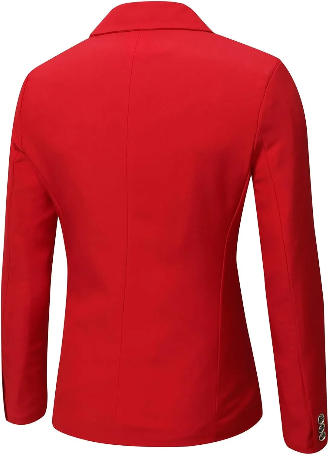 Zeiyignr Men Casual Blazer Jackets Slim Fit Suit Jacket One Button Business Sports Coat Colorblock Dinner Wedding Prom Tuxedo