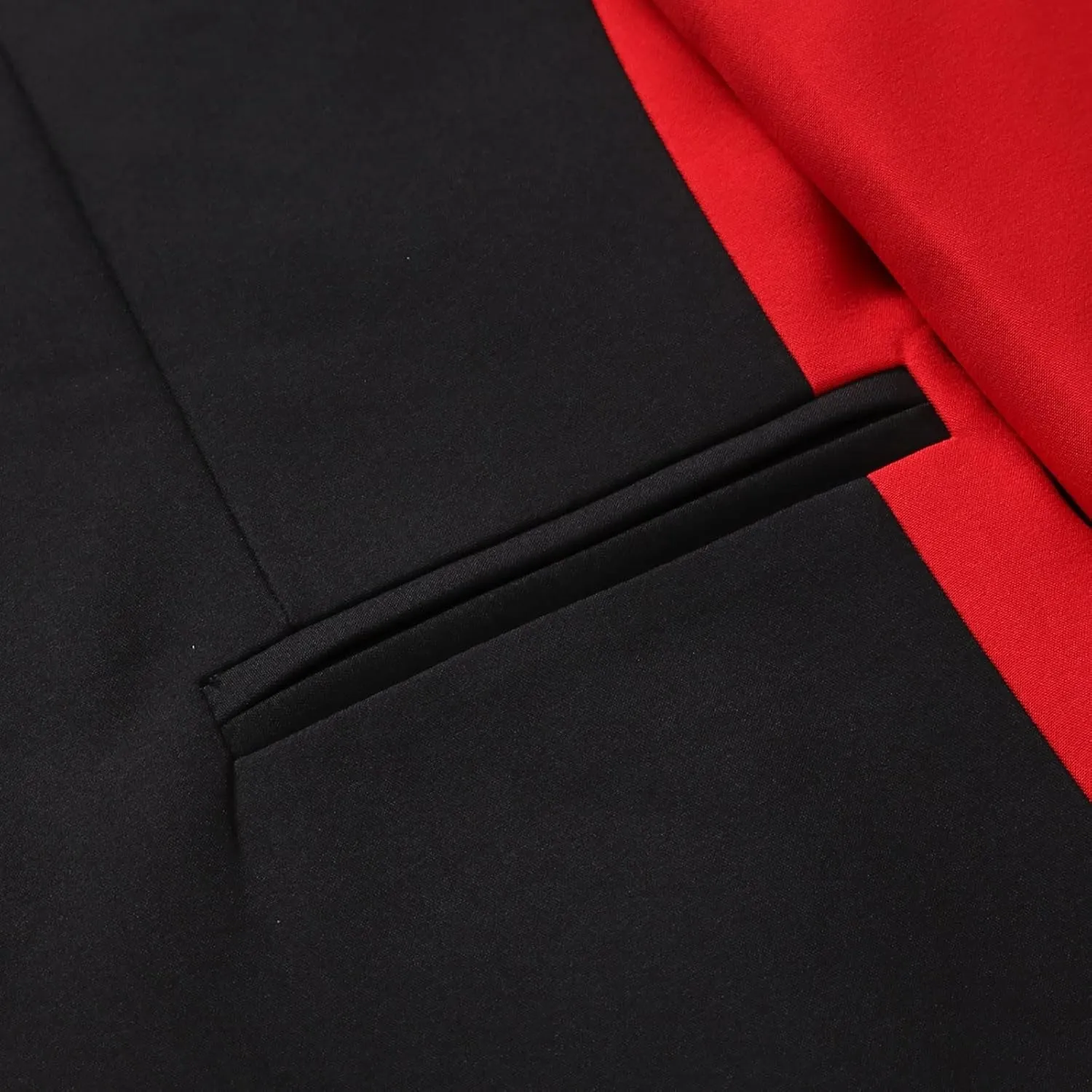 Zeiyignr Men Casual Blazer Jackets Slim Fit Suit Jacket One Button Business Sports Coat Colorblock Dinner Wedding Prom Tuxedo